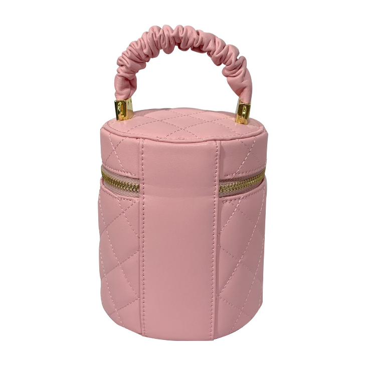 粉色時尚小巧輕便化妝包手拿女包